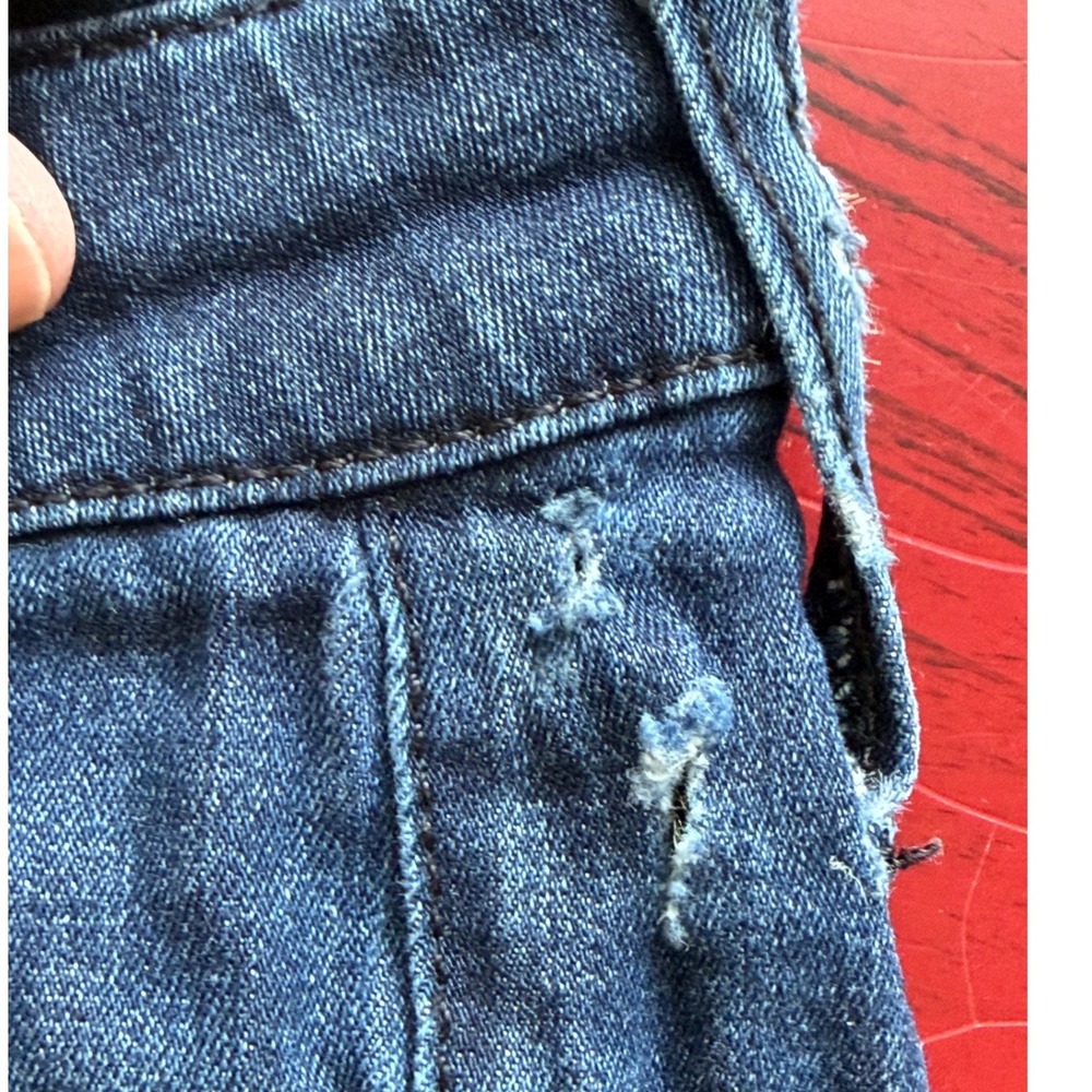 Helmut Lang Dark Vintage Skinny Jeans Womens Size 31 Denim Minimalist Chic - Picture 12 of 13